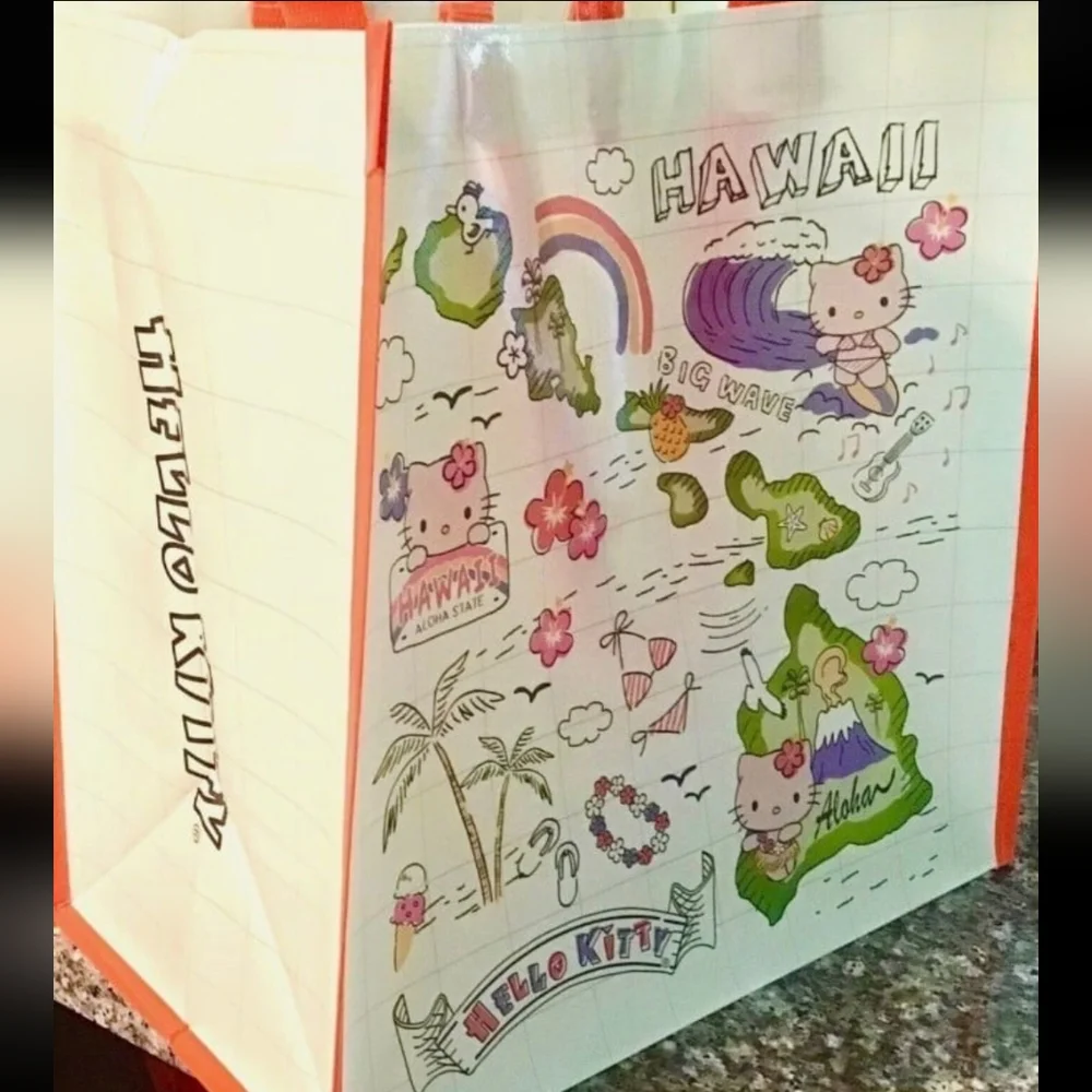Hawaiian Hello Kitty tote